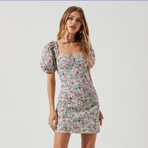 Never worn, with tags, ASTR floral dress